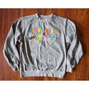 Care Bears x Universal Monsters Scare Bears Grey Halloween Sweatshirt Kids SM